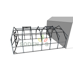 Nestandarta izmēru Divslīpju siltumnīca 3500×6000 4 - Siltumnicucentrs.lv